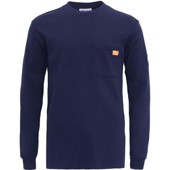 Shirts Flame Resistant T Shirts 100% Cotton Men's Pre-Washed Fire Retardant T-Sh - Picture 1 of 5